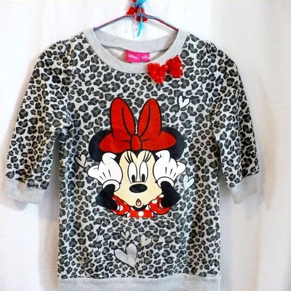 Disney Other - Minnie Mouse Long Sleeve Top - Size 7/8